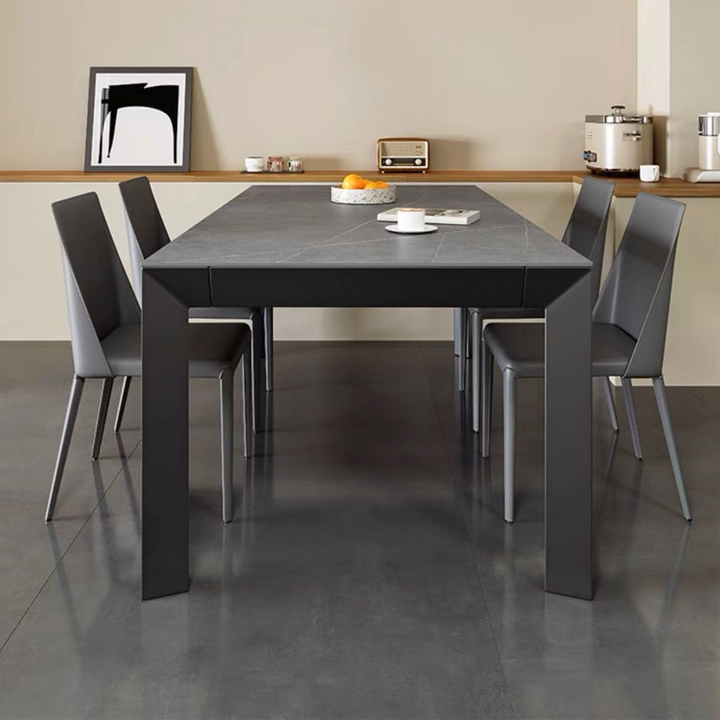 YATES Modern Slate Dining Table & Chairs