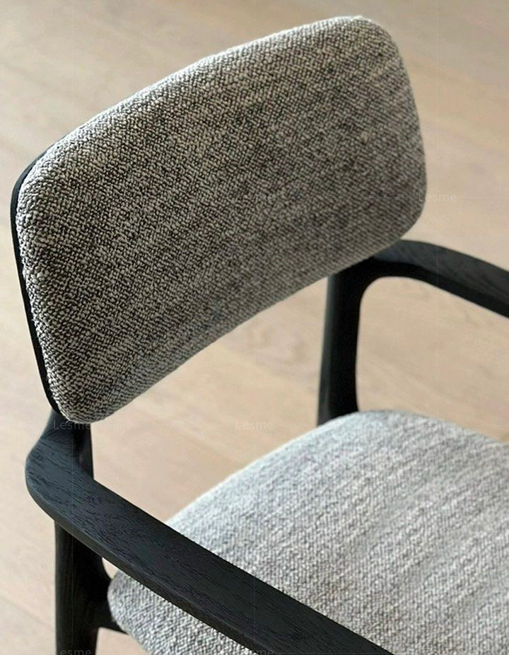 TRAVIS Modern Fabric Dining Chair