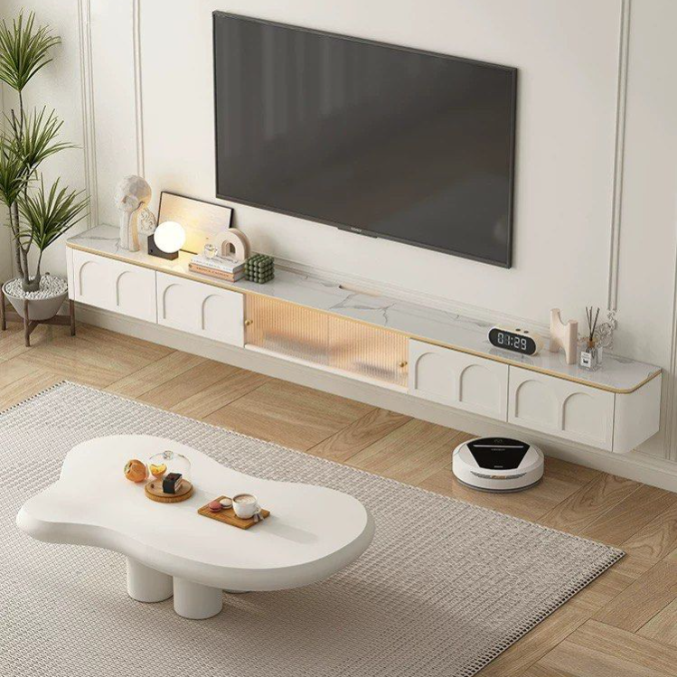 PANI Modern Sintered Stone Floating TV Console