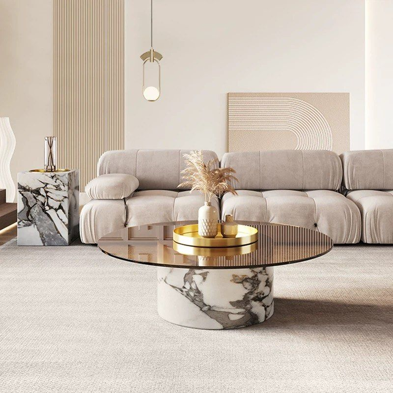 AGUILAR Modern Marble Coffee Table