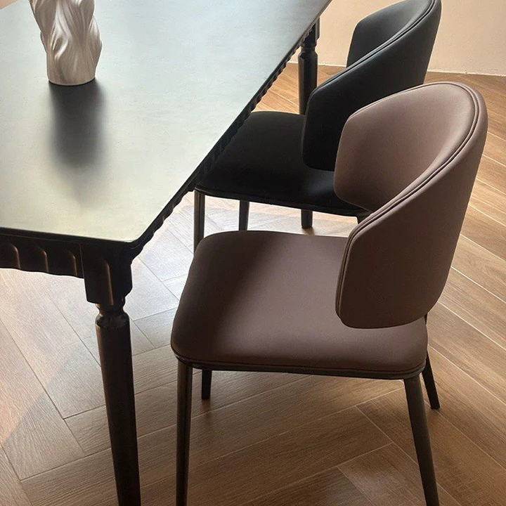 GEOS Modern Scratch Proof Leather Dining Chair
