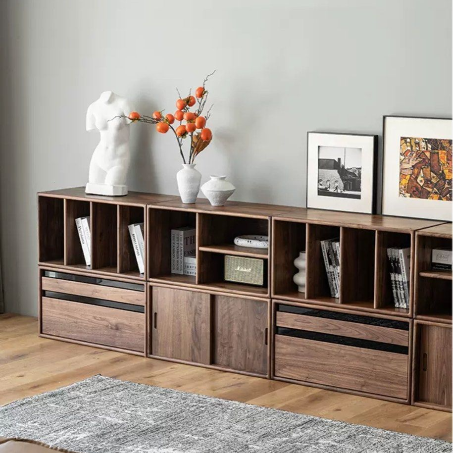 IRACEMA Rustic Solid Wood Modular Shelf