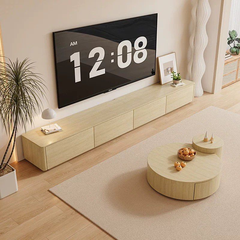 KELZO Japandi TV Console & Coffee Table