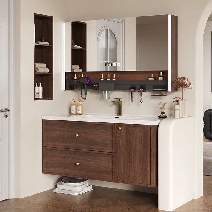 WATRE Modern Walnut Vanity Sink