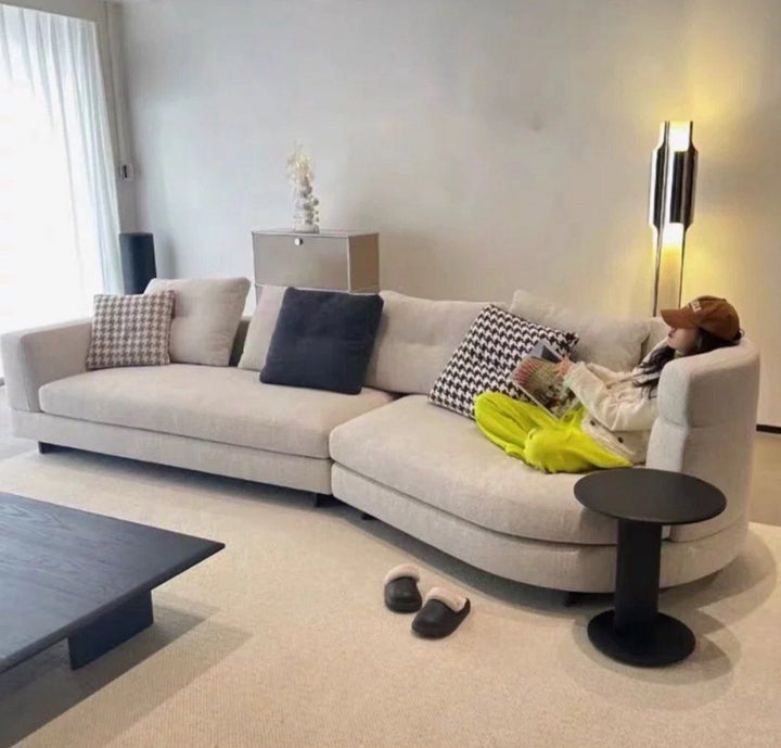 LOUI Modern Round Chaise Sofa