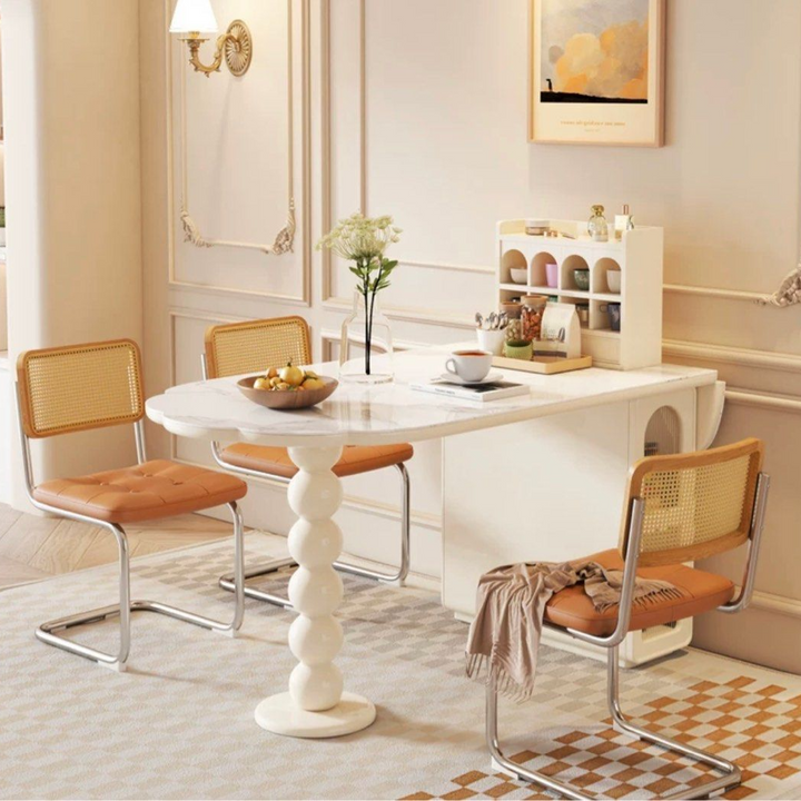 TOLBERT Modern Extendable Sintered Stone Dining Table