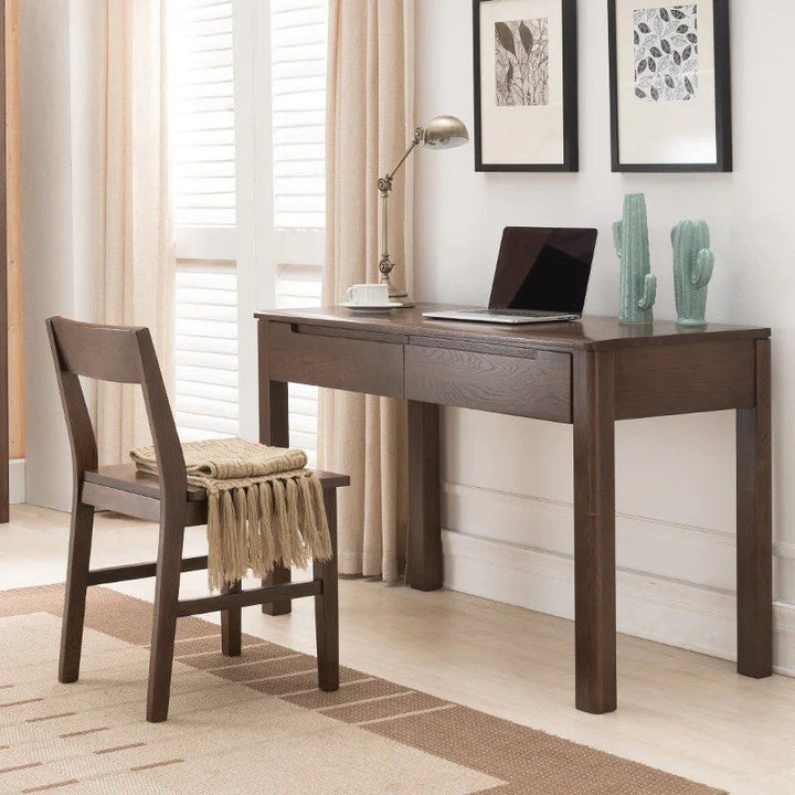 NORMAN Rustic Solid Wood Study Desk