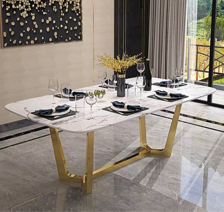 EDDY Modern Marble Dining Table