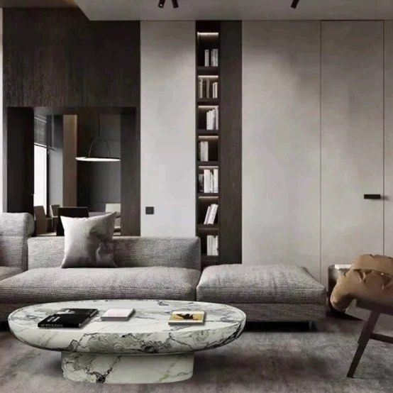 ABREU Modern Marble Coffee Table