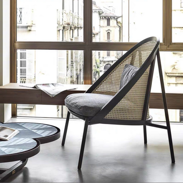 NATHAN Modern Rattan Lounge Chair