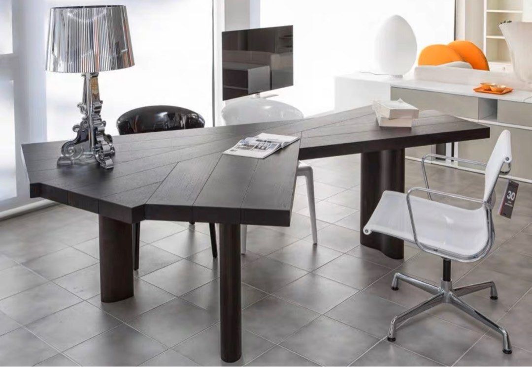 ALDEN Contemporary Solid Wood Study Desk