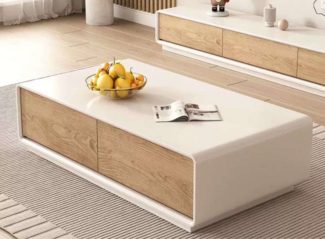 WILLIAM Japandi TV Console & Coffee Table