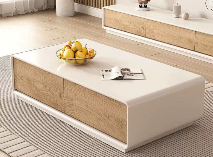 WILLIAM Japandi TV Console & Coffee Table