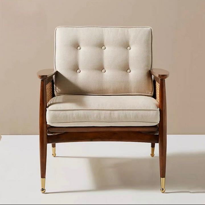 LINCOLN Solid Wood Lounge Chair