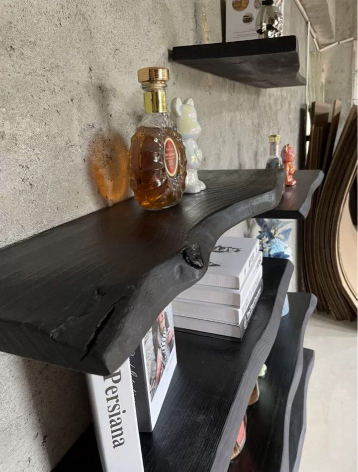 LYNDI Solid Wood Floating Shelf