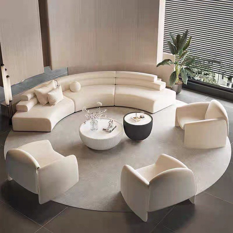 COSCA Scratch Resistant Sectional Sofa