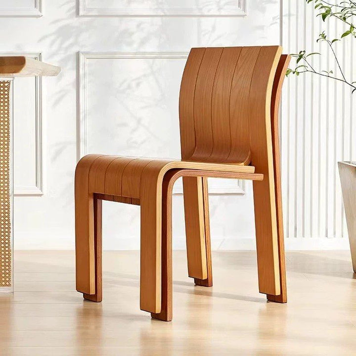 LANDON Japandi Solid Wood Dining Chair