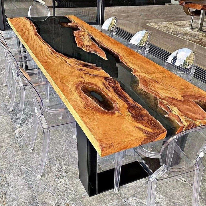 Modern Epoxy Dining Table Customisation