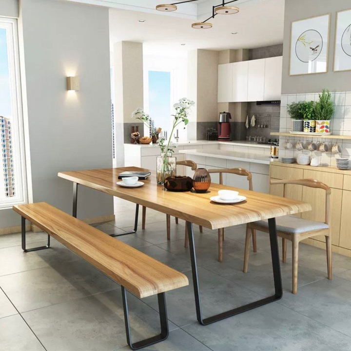 BRAD Modern Solid Wood Dining Table