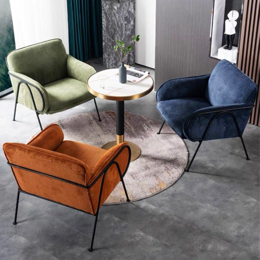 KAYLA Modern Velvet Lounge Chair