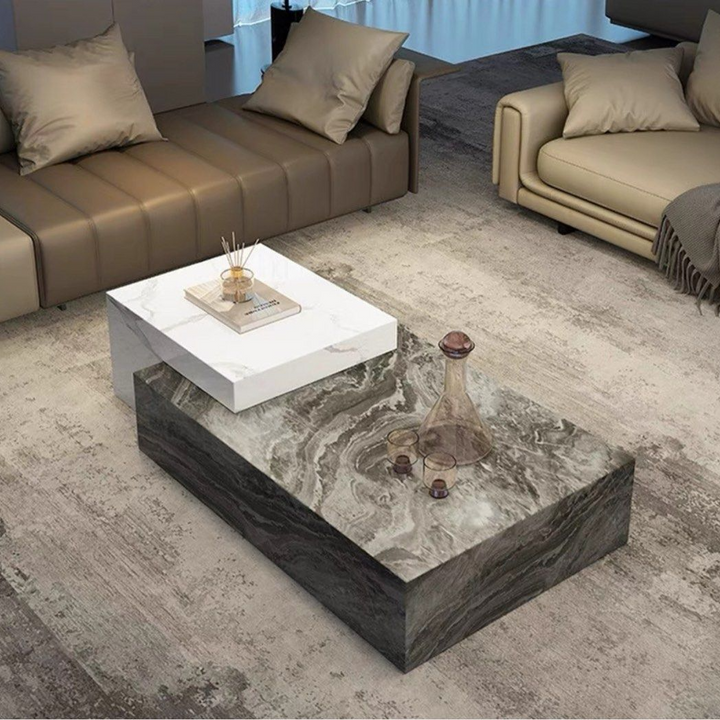 BASSETT Modern Marble Coffee Table