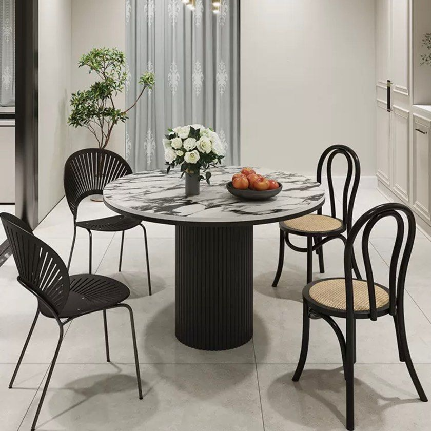 LOPEZ Round Marble Dining Table