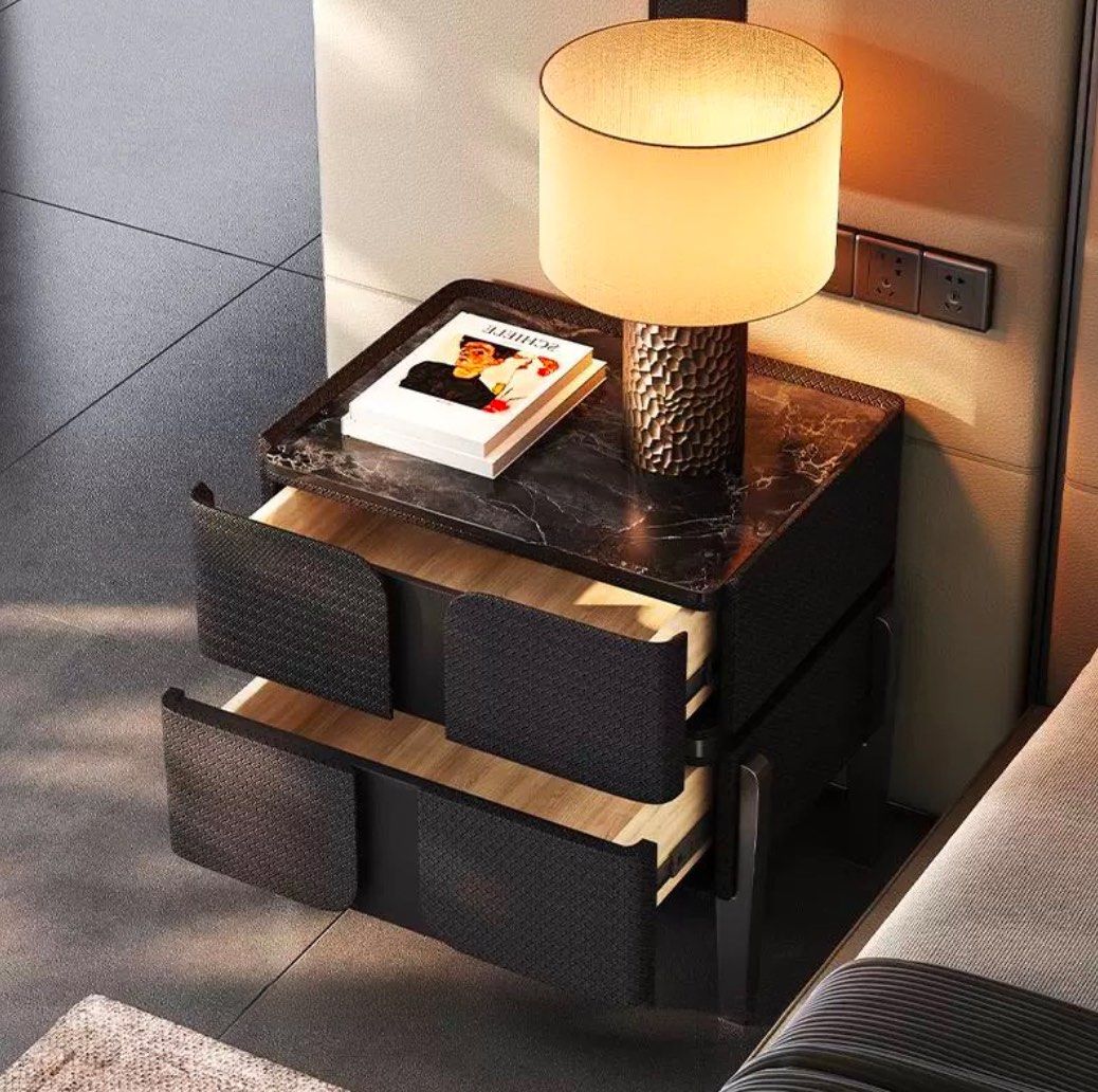 ATRIS Modern Sintered Stone Bedside Table