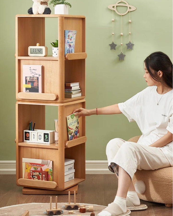 EILIEA Scandinavian Swivel Bookshelf