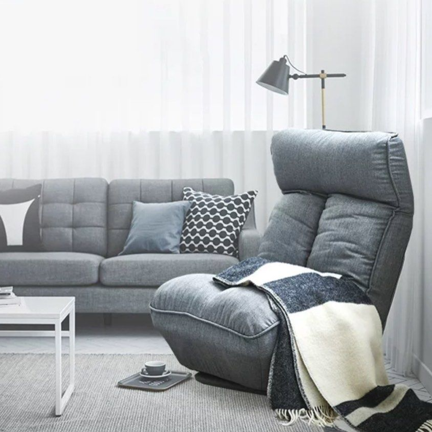 HUNTER Japandi Fabric Lounge Chair