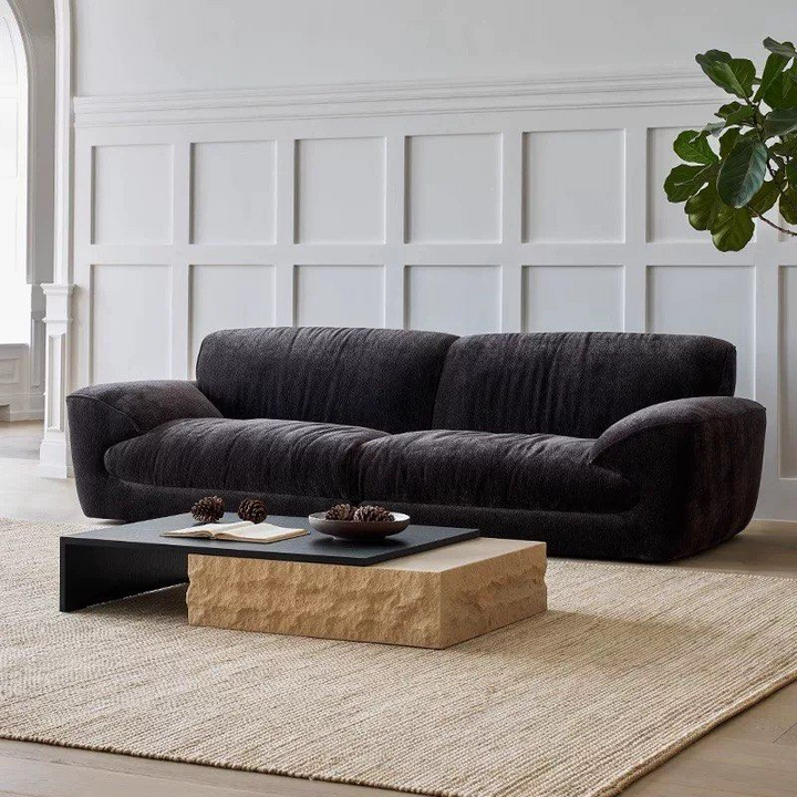 BLAKE Modern Travertine Coffee Table