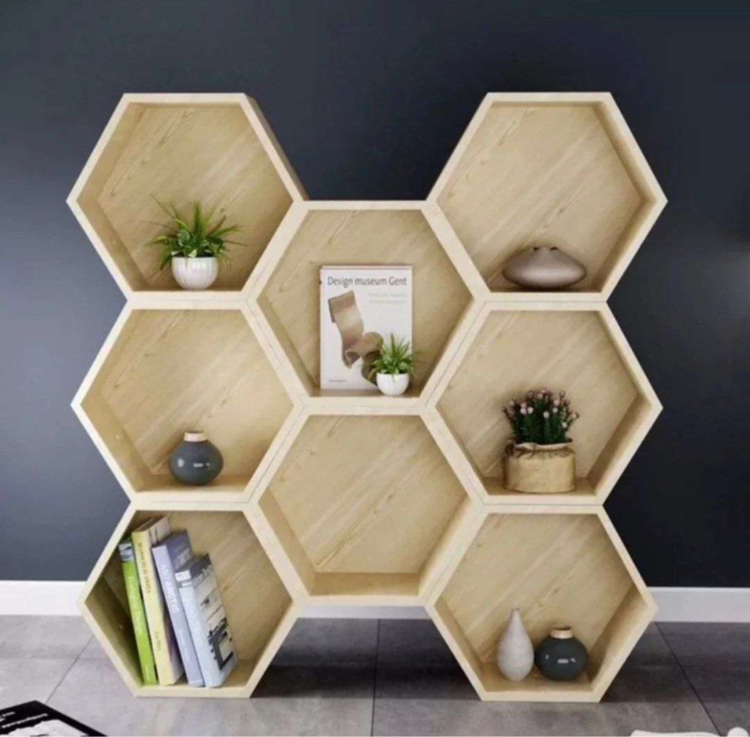MADALENA Honeycomb Wall Display Shelf