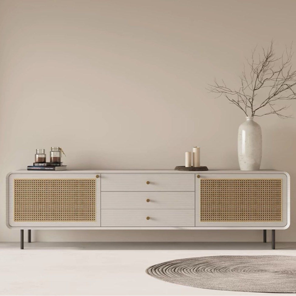 NADE Rustic Rattan TV Console