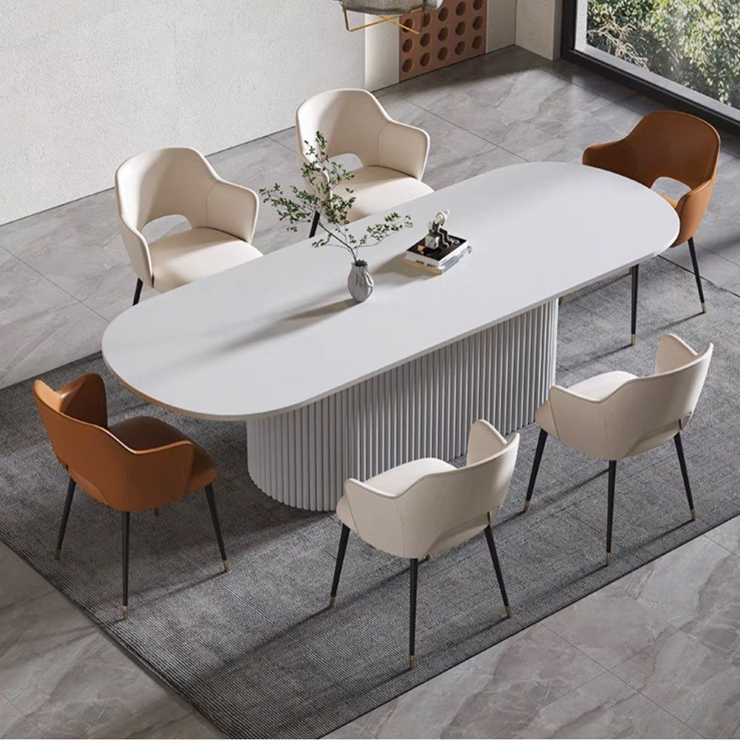 VAUGHN Modern Oval Dining Table