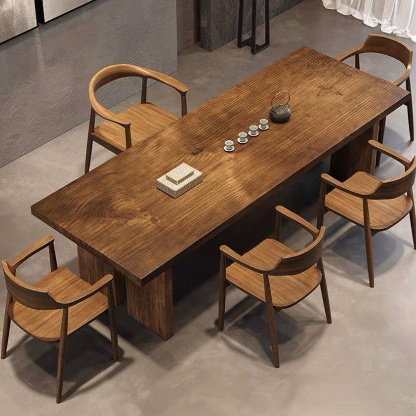 BOYCE Rustic Ash Wood Dining Table