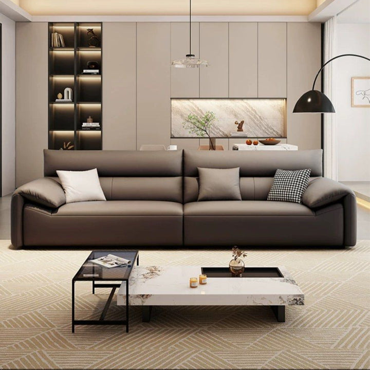 JOSH Modern Genuine Leather Sofa