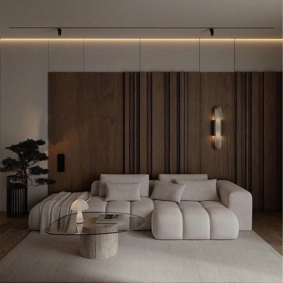 ATON Modern Scratch Resistant Side Chaise Sofa