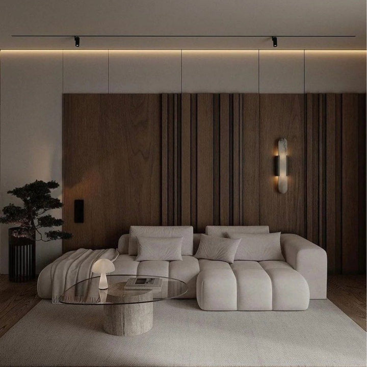 ATON Modern Scratch Resistant Side Chaise Sofa