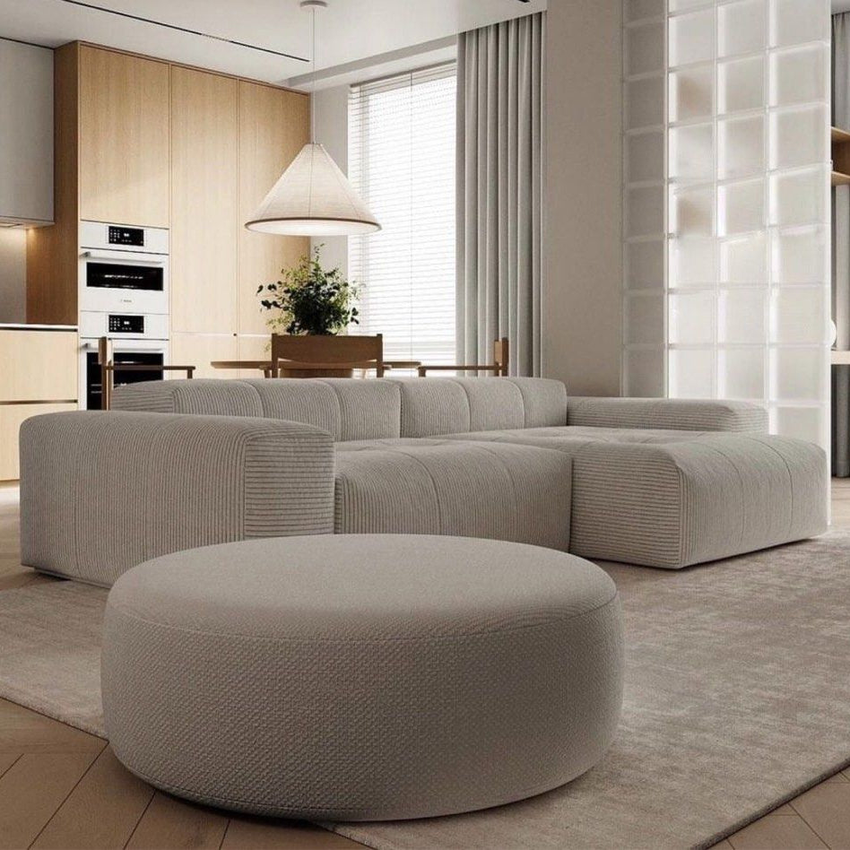 VEANO Modern Sectional Tufted Sofa