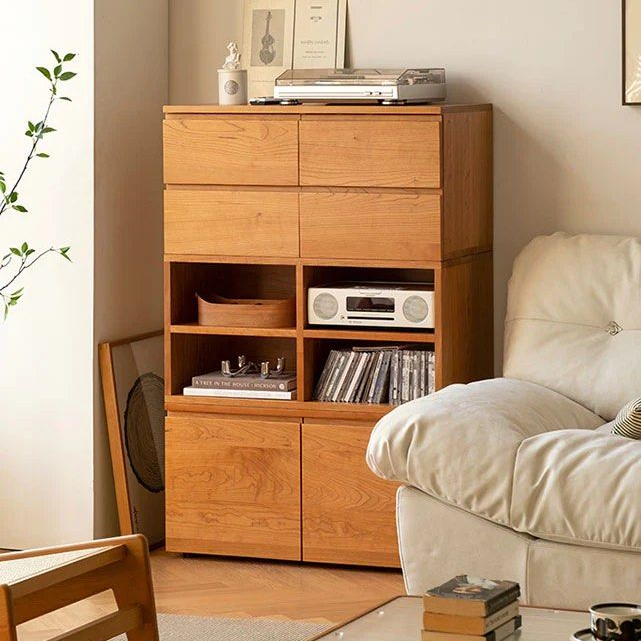 SABLEVIEW Stackable Solid Wood Modular Storage