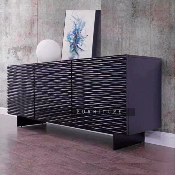 MICARRO Modern Solid Wood Sideboard