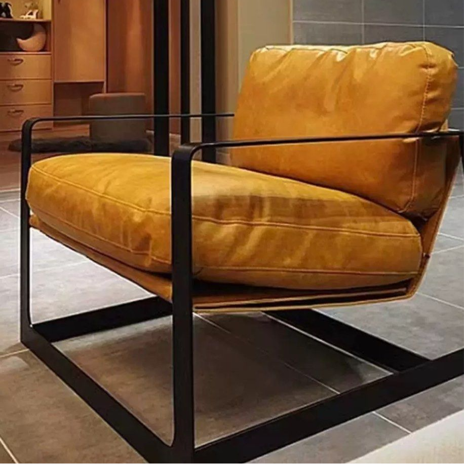 TALIA Modern Leather Lounge Chair
