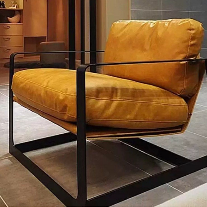 TALIA Modern Leather Lounge Chair
