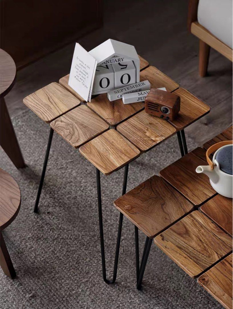 AZIMOV Solid Wood Coffee Table