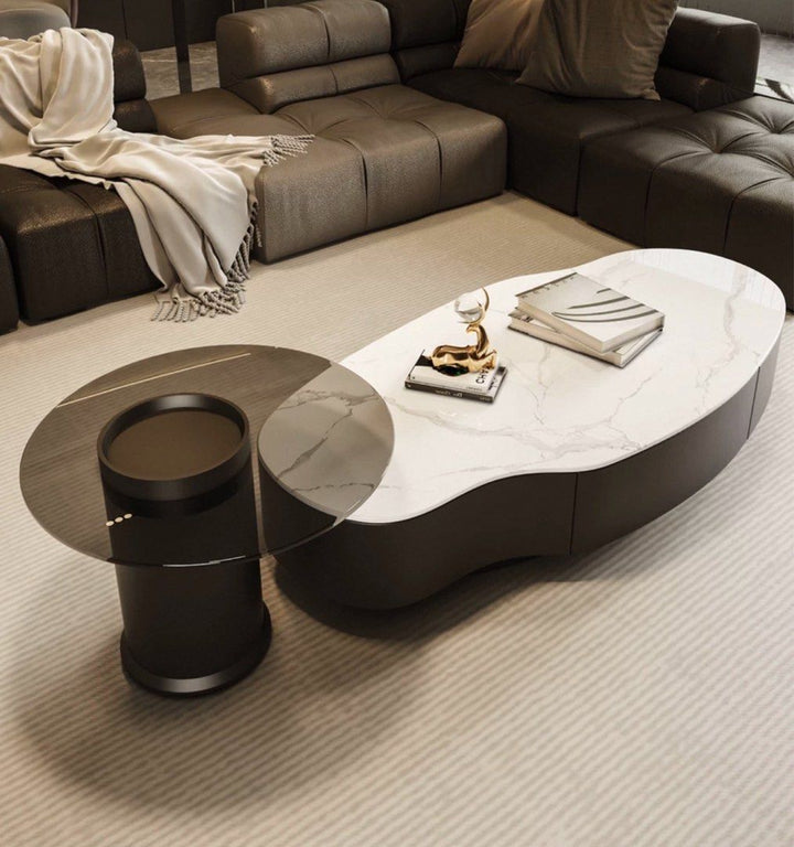 ABEIS Modern Sintered Stone Coffee Table