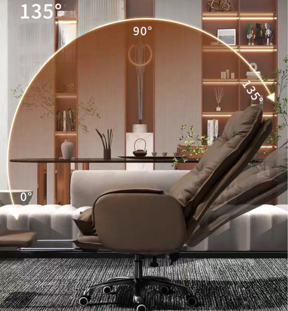 BIRGIT Modern Ergonomic Leather Office Chair