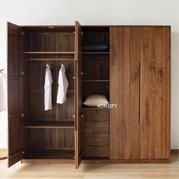 GALLIANA Modern Solid Wood Wardrobe