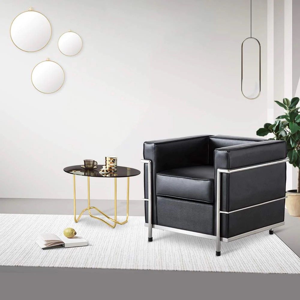 SAVRELLI Contemporary Leather Sofa