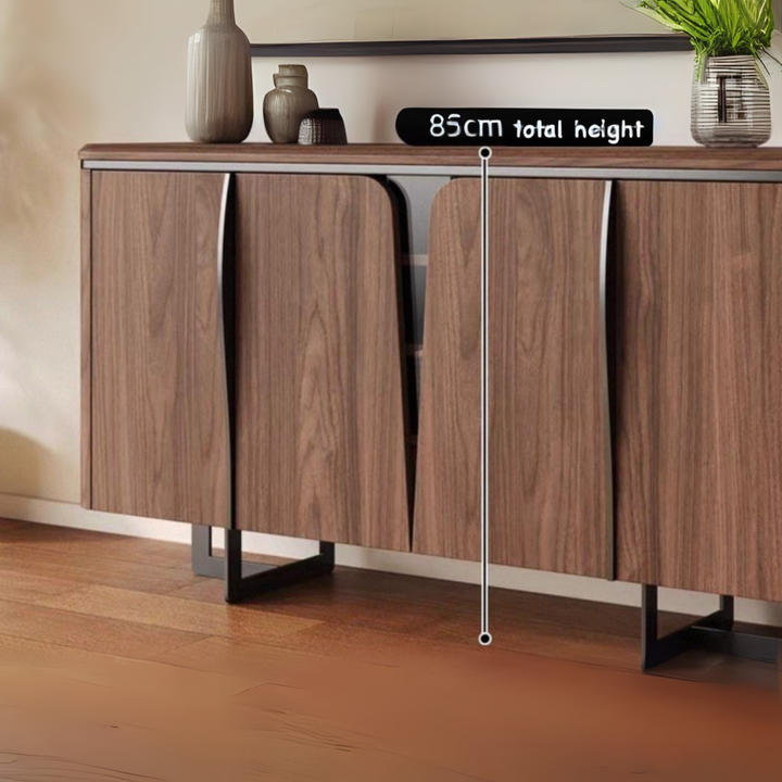 LYNS Modern Solid Wood Sideboard