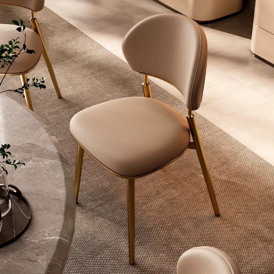 AVA Modern Leather Dining Chair