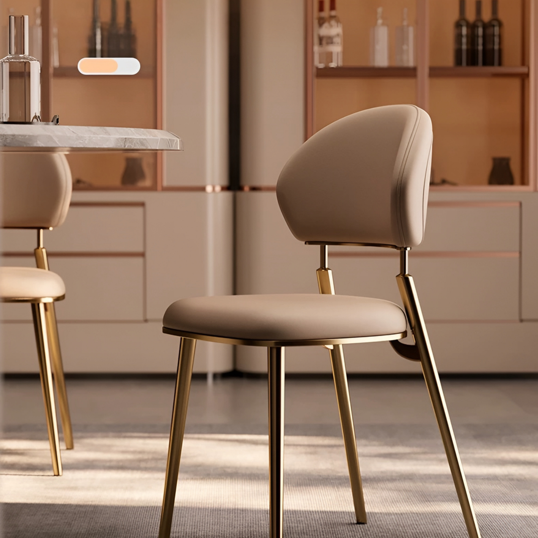 AVA Modern Leather Dining Chair